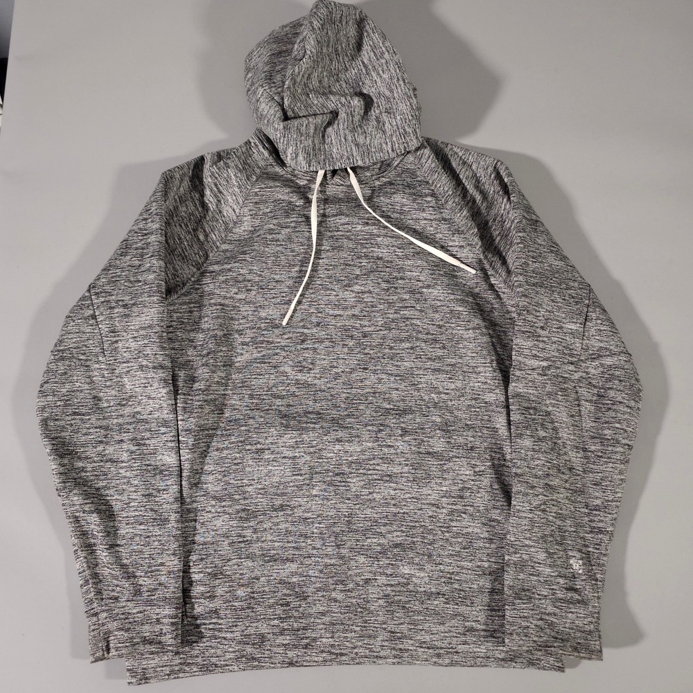 Lululemon City Sweat Hoodie Mens Large Gray Space Dye Pullover Athletic